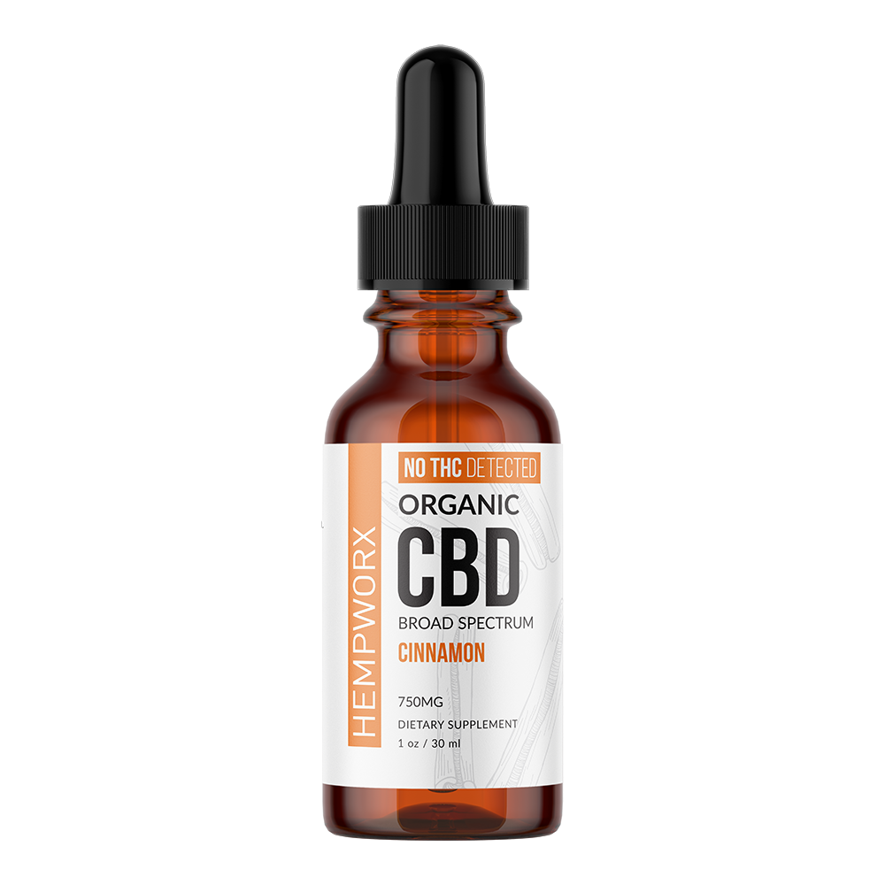 Broad Spectrum CBD Oil THC Free (Cinnamon)