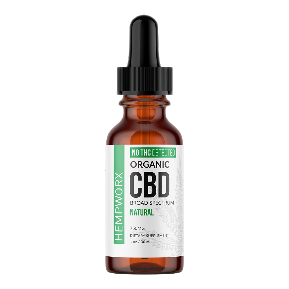 Broad Spectrum CBD Oil THC Free (Natural)