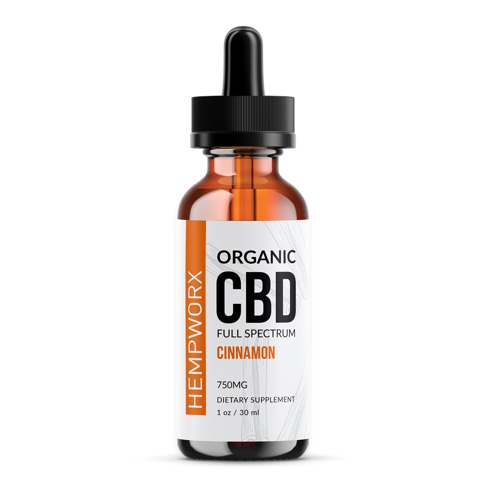 Full Spectrum CBD Oil (Cinnamon, Organic)