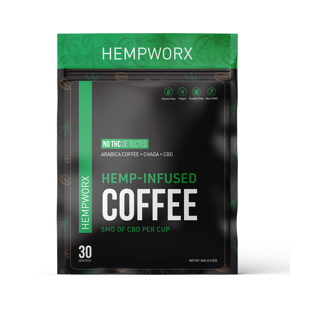 HempWorx Hemp Infused Coffee (30 Sticks)