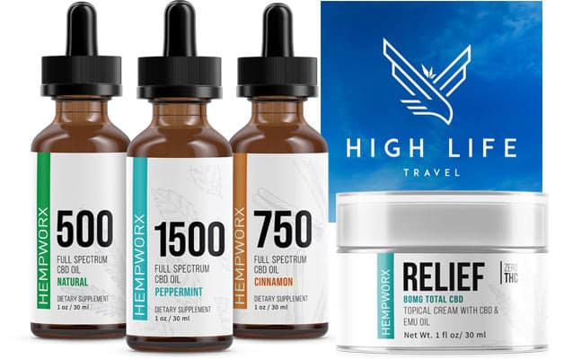 CBD Oil, Relief Cream, High Life Travel, Ghana